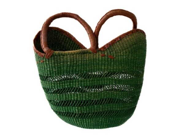 Handwoven African Grass Basket