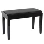 Piano black bench