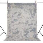 Hand painted canvas backdrop ( Grey )