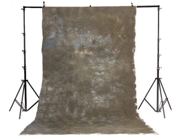 Hand painted canvas backdrop dirty brown Khaki