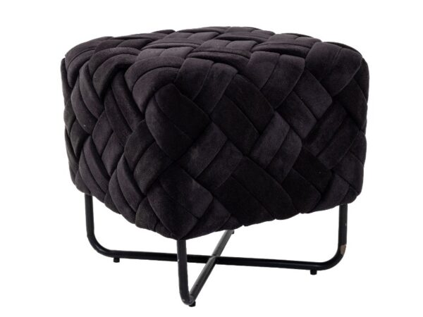 Ottoman woven - black