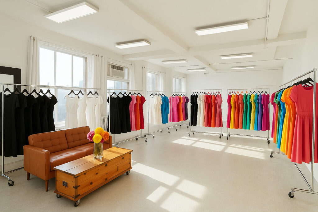 Brand activation setup at NYC event venue