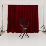 Burgundy Velvet 10ft W X 7ft H