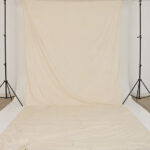 Cream Fabric Background 10ft x 20ft