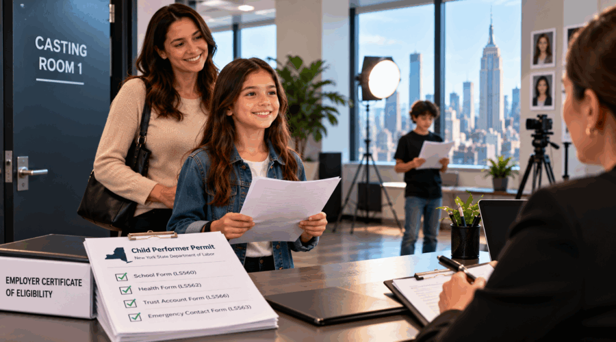 Casting Space for Minors in NYC: Permits, Hours and Setup